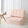 thumbnail image 1 of Your Zone Canvas Flip Chair, Blush, 1 of 3