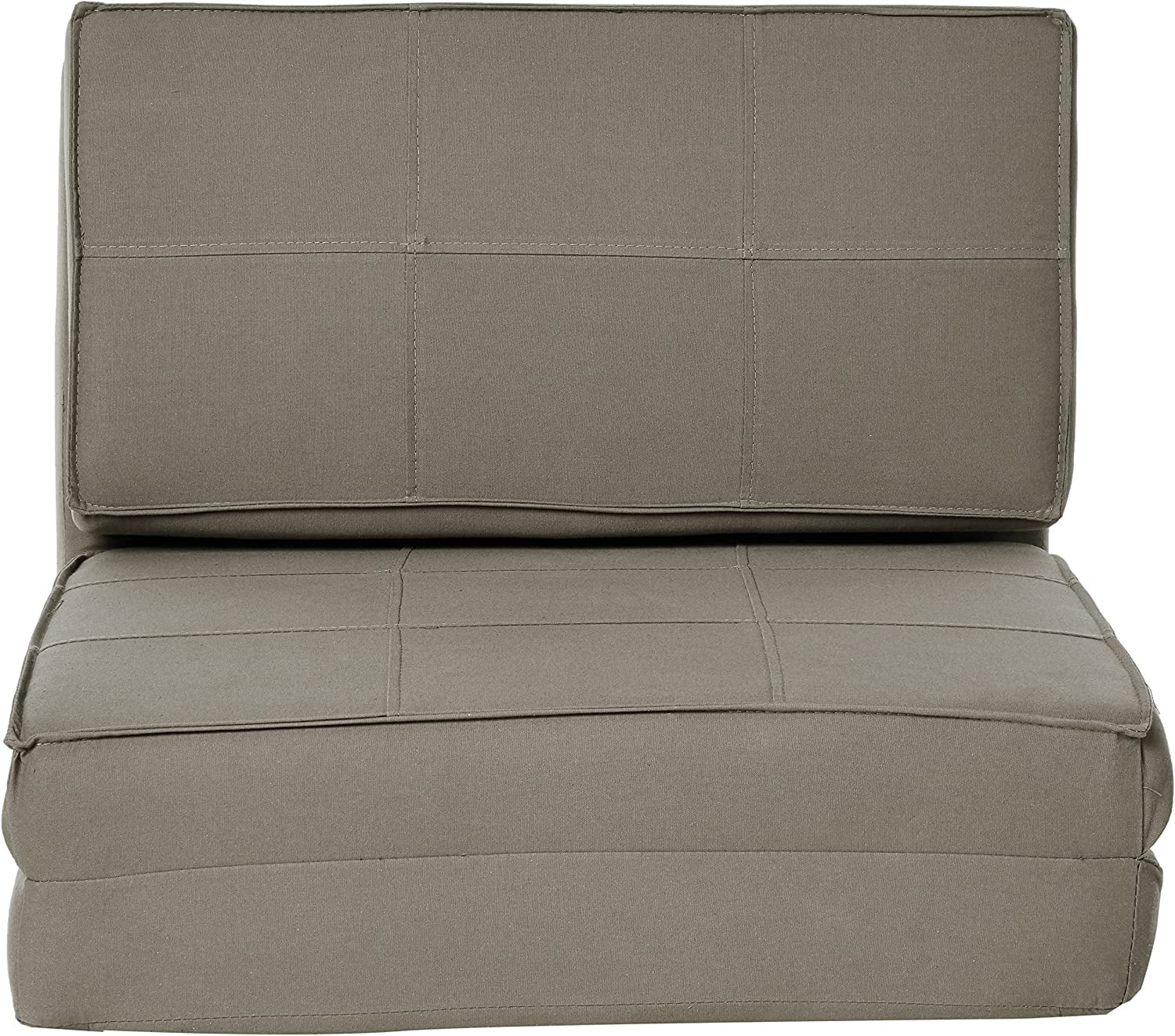 Your Zone Canvas Flip Chair, Charcoal