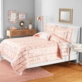 thumbnail image 1 of Your Zone Casual Pink Geometric 4 Piece Comforter Set, Full/Queen, 1 of 6