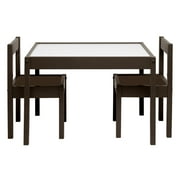 Mainstays Kids 3-Piece Table and Chair Set, Espresso