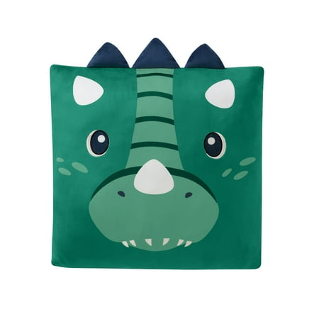 Your Zone Dino Snuggly Decorative Pillow, 18" x 18", Multicolor price history and forecast - Your Zone YZS566170522003