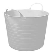 Your Zone Kids 10 Gallon Flex Storage Bin, Grey, 20 in x 16 in x 17 in