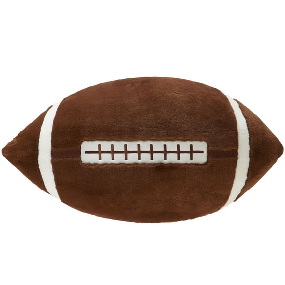 Your Zone Football Shaped Figural Body Pillow