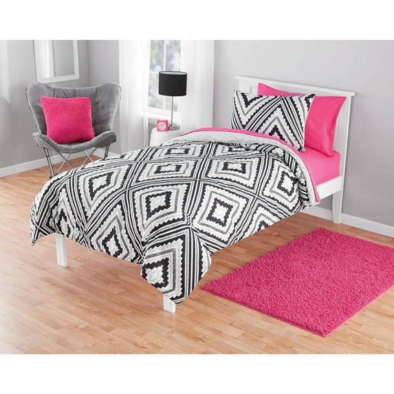 Your Zone Geo Aztec Comforter Set, 1 Each