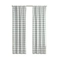 thumbnail image 1 of Your Zone Gingham Plaid Blackout Curtain Panel Pair, Set of 2, Gray, 37" W x 84" L, 1 of 7
