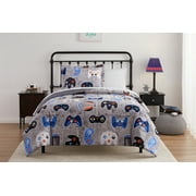 Your Zone Glow-in-the-Dark Gamer Bed-in-a-Bag Coordinating Bedding Set, Twin