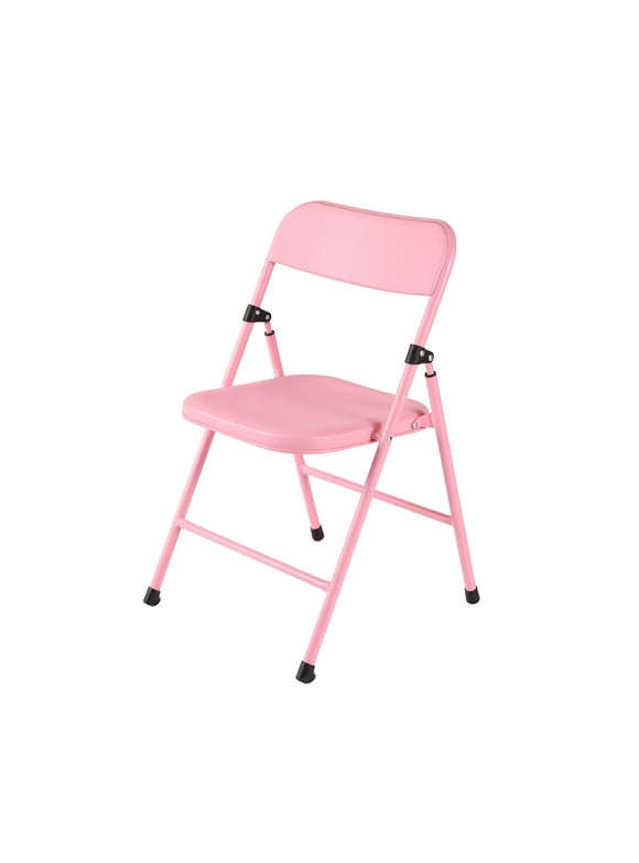Your Zone Juvenile Resin Folding Chair in Pink for Children 2 Years & over