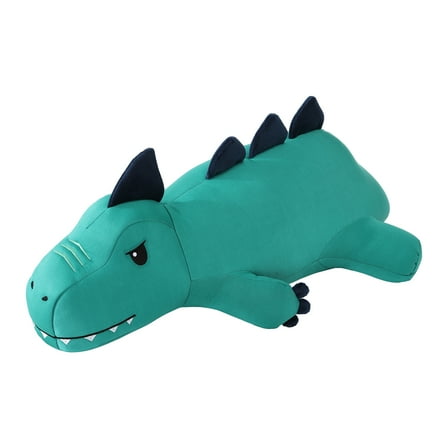 Your Zone Kids 23" x 7" Green Dino Cooling Plush Pillow