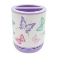 thumbnail interactive-video image 1 of Your Zone Kids Butterfly Toothbrush Holder with Non-Slip Bottom, 1 of 12
