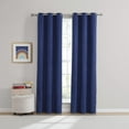 thumbnail image 1 of Your Zone Kids' Corduroy Blackout Curtain Panel, 1 Panel, Blue, 38" W x 84" L, 1 of 5