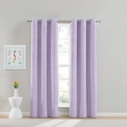 Your Zone Kids' Corduroy Blackout Curtain Panel, 1 Panel, Lilac, 38" W x 95" L