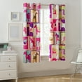 thumbnail image 1 of Your Zone Kids Pink Horsey Room Darkening Grommet Top Single Curtain Panel, 42" x 63", 1 of 6