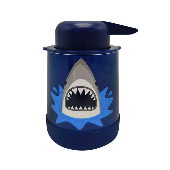 Your Zone Kids Shark Soap Pump with Non-Slip Bottom