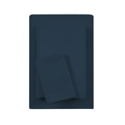 Your Zone Kids Super Soft Microfiber Sheet Set, Navy, Twin, 3 Piece