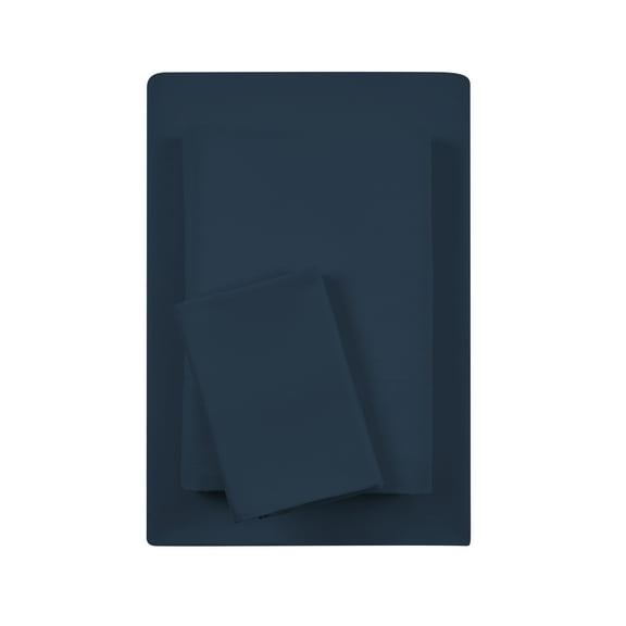 Your Zone Kids Super Soft Microfiber Sheet Set, Navy, Twin, 3 Piece