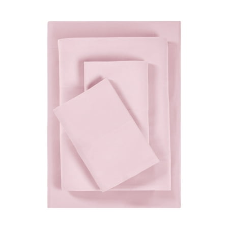 Your Zone Kids Super Soft Microfiber Sheet Set, Pink, Full, 4 Piece