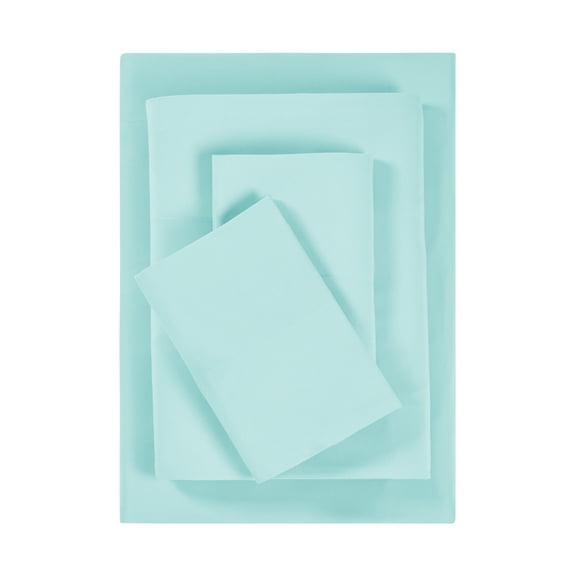 Your Zone Kids Super Soft Microfiber Sheet Set, Teal, Full, 4 Piece