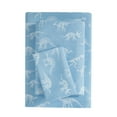 thumbnail image 1 of Your Zone Kids Super Soft Microfiber Sheet Set Twin, Blue Dino, 3 Piece, 1 of 14