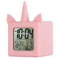 Your Zone LED Color Changing Glitter Pink Unicorn Alarm Clock - Walmart.com