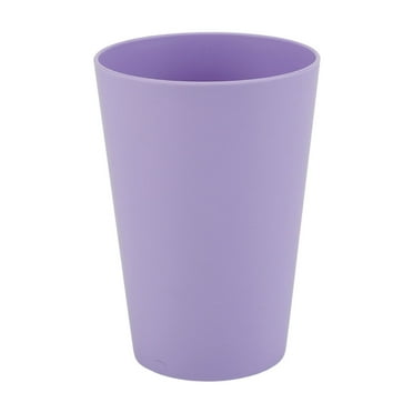 Your Zone Lilac Purple 15-Ounce Plastic Cup, Single Piece Tumbler