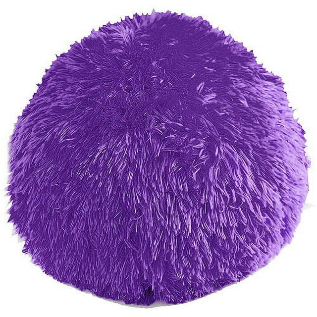 Your Zone Longhair Fur Decorative Pillow, 1 Each
