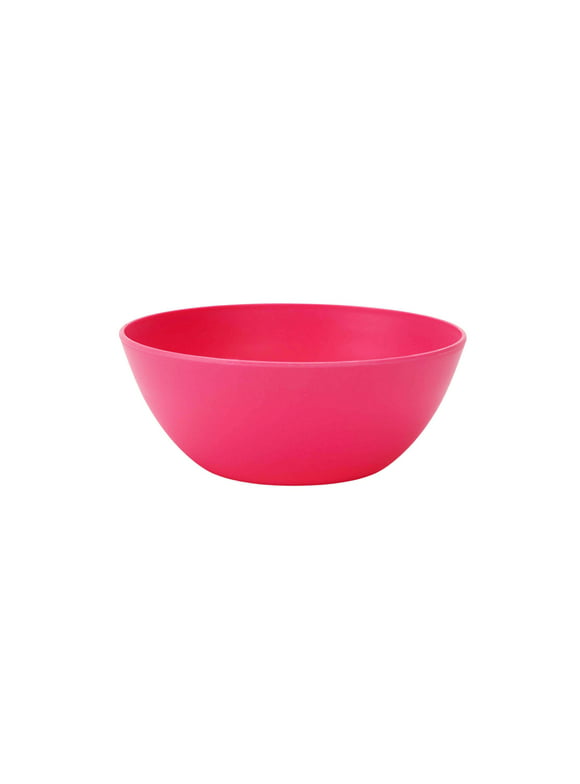Your Zone Pink Bowl, Single Piece, Plastic