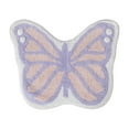 thumbnail image 1 of Your Zone Pink & Purple Butterfly Shaped 18 x 22 inch 100% Cotton Bath Rug, 1 of 6