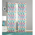 thumbnail image 1 of Your Zone Pop Print Window Curtain Panel, Set of 2, Purring Kittens, 84", 1 of 3