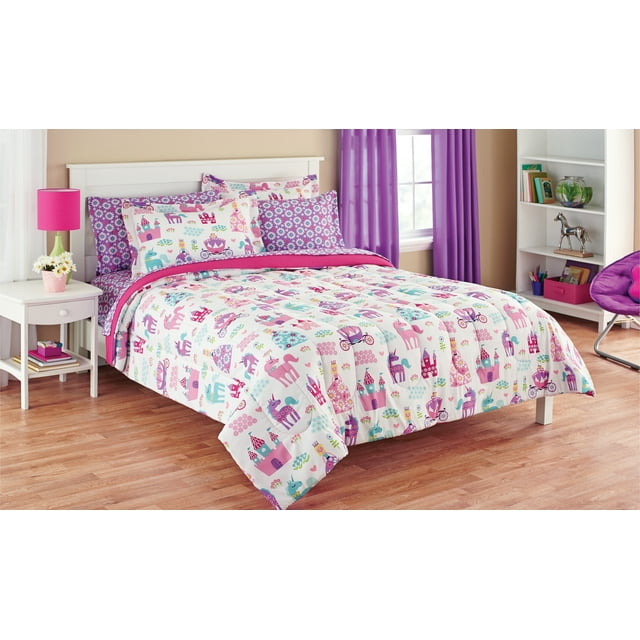 Your Zone Pretty Princess BedinaBag Bedding Set