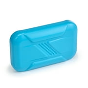Your Zone Kids Reusable Slim Ice Pack for Food Storage, Lunch Box Ice Pack, Lightweight, Neon Aqua