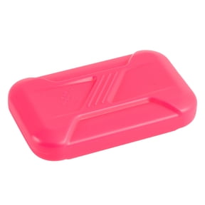 Your Zone Reusable Ice Pack for Kids Lunch Box Pink, Light Weight, Plastic
