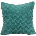 thumbnail image 1 of Your Zone Ripple Teal Pillow, 1 Each, 1 of 1