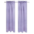 thumbnail image 1 of Your Zone Solid Blackout Curtain Panel Pair, Set of 2, Lilac Bud, 30" W x 63" L, 1 of 10