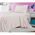 thumbnail image 1 of Your Zone Teens Jersey Hearts Sheet Set, Twin/Twin-XL, Multicolor, 3 Pcs, 1 of 5