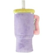 Your Zone Tumbler Travel Cup Shaped Plush Body Pillow, Purple, Soft & Cozy