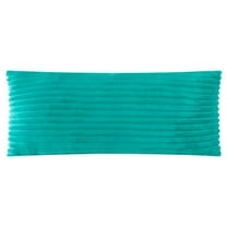 Your Zone Turquoise Cove Extra Wide Wale Plush Body Pillow, 19" x 48"