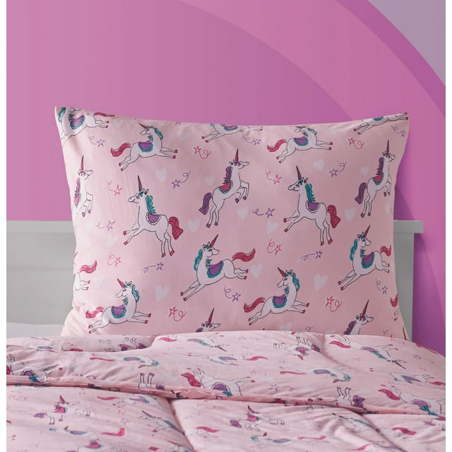 Your Zone Unicorn 150 GSM Jersey Teens Comforter Set, 100 Polyester