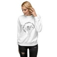thumbnail image 1 of " Your story inspires history" Unisex Premium Sweatshirt (White, L), 1 of 6