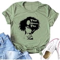 thumbnail image 1 of YourTops Women Melanin Graphic T-Shirt Afro Woman T-Shirt, 1 of 2