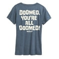 thumbnail image 1 of Youre All Doomed - Women's Short Sleeve Graphic T-Shirt - Friday The 13Th, 1 of 5