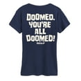 thumbnail image 1 of Youre All Doomed - Women's Short Sleeve Graphic T-Shirt - Friday The 13Th, 1 of 5