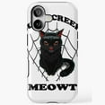 thumbnail image 1 of Youre Creepin Meowt Funny Cat Compatible Phone Case for iPhone 11–17 Pro Max, 1 of 2