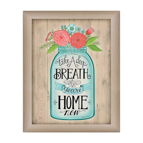 Youre Home Now By Deb Strain Printed Wall Art Wood Multi-Color