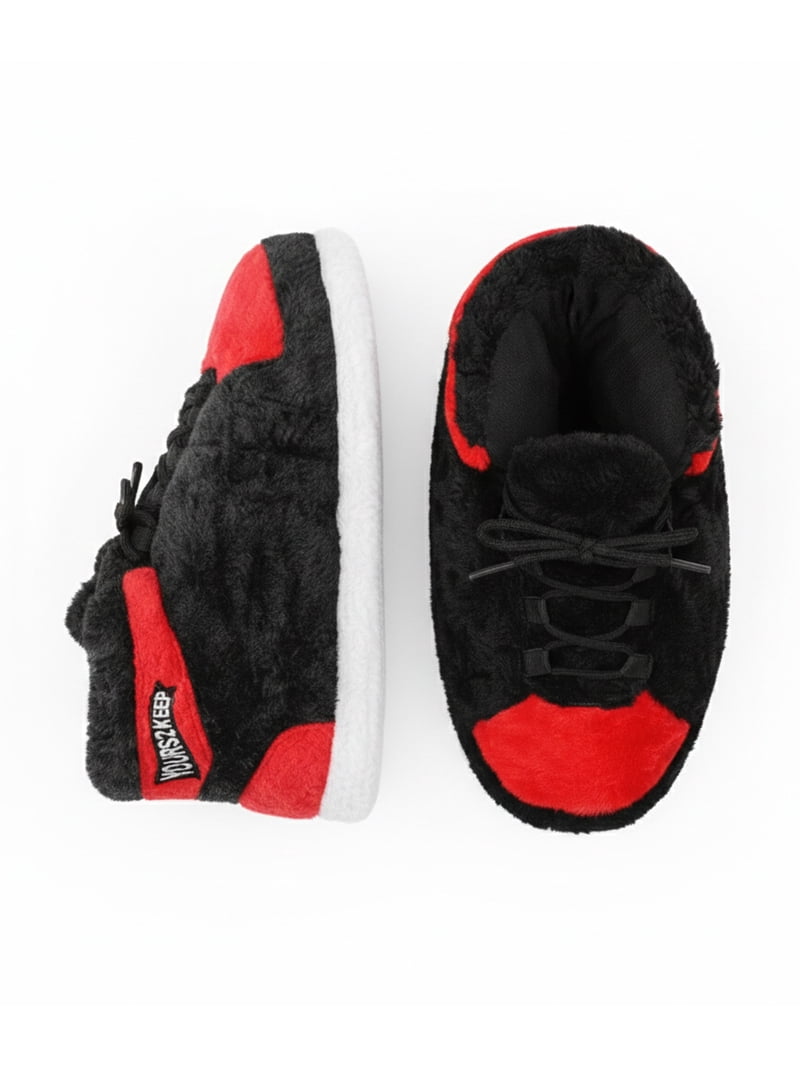 Yours 2 Keep Puffy High-Top Sneaker Slippers, Size 6.5‚Äì11  display picture 2