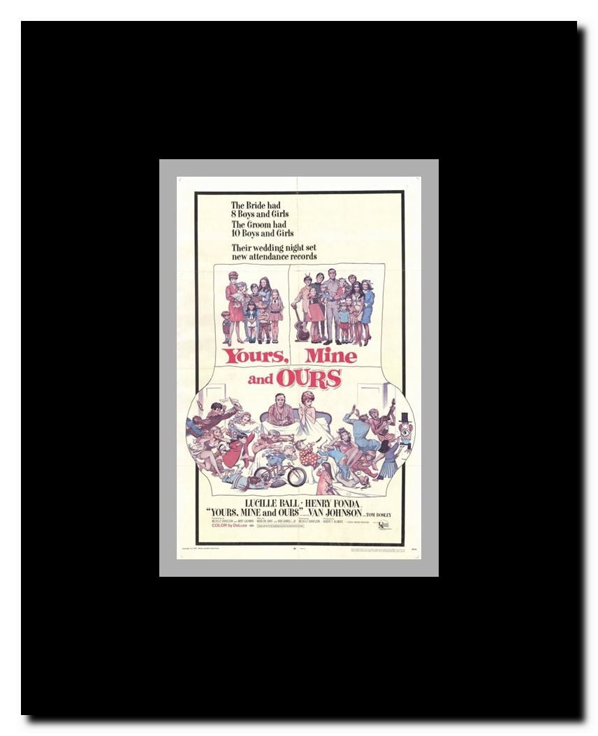 Yours Mine and Ours Framed Movie Poster