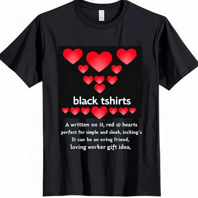 Yourself with Love: Black TShirt with 'Believe in Yourself' Design ...