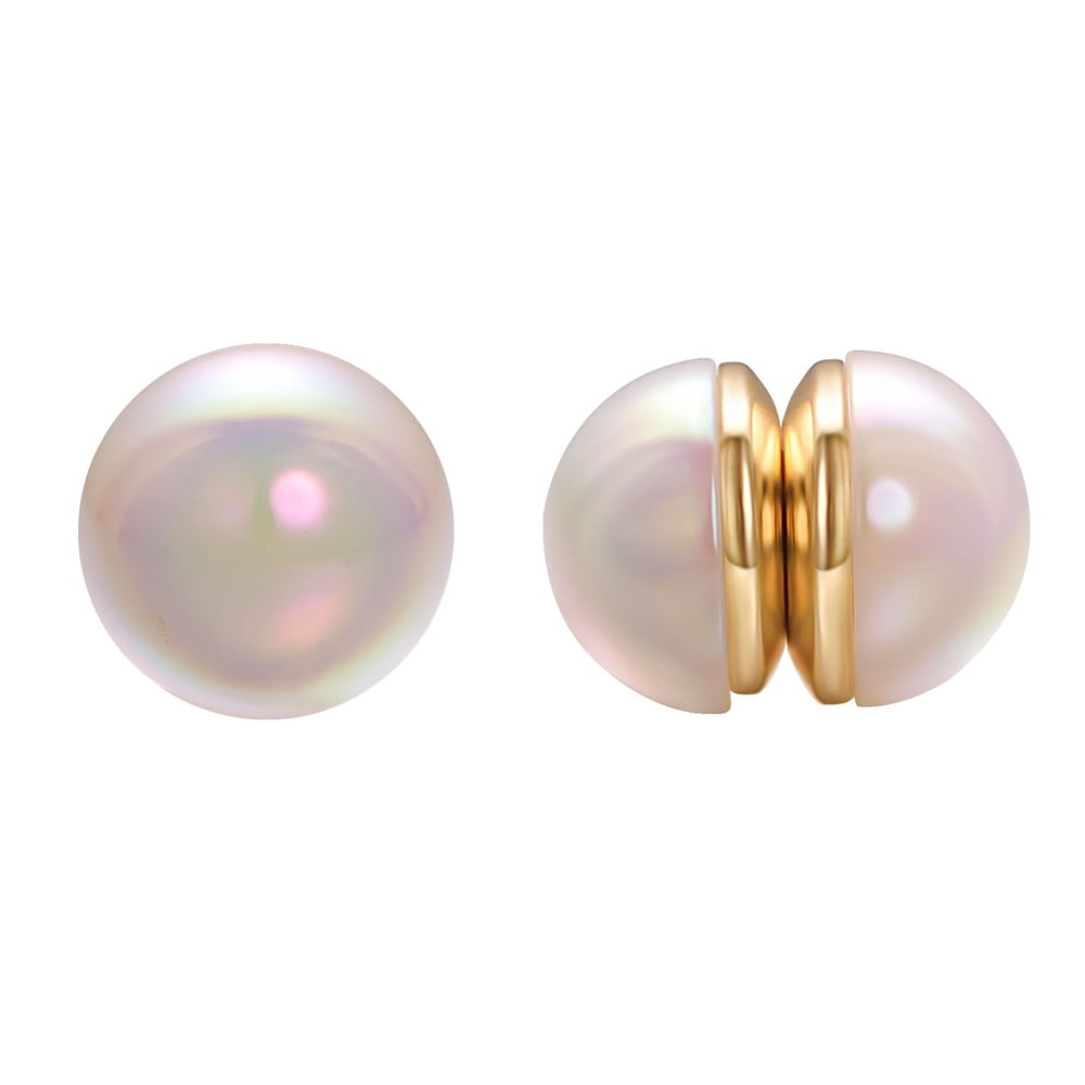 Yoursfs Brand Fake Pearl Earrings Gold Plating for Women Stud Non