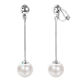 thumbnail image 1 of Yoursfs Ivory Pearl Clip on Earrings Dangle Women White Gold Plated Non Pierced Ears Pearl Drop Earrings Fashion Jewelry, 1 of 8