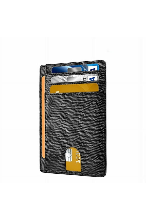 Men's Simple Ultra Thin Minimalism Front Pocket Wallet RFID Wallet Fashion Walle