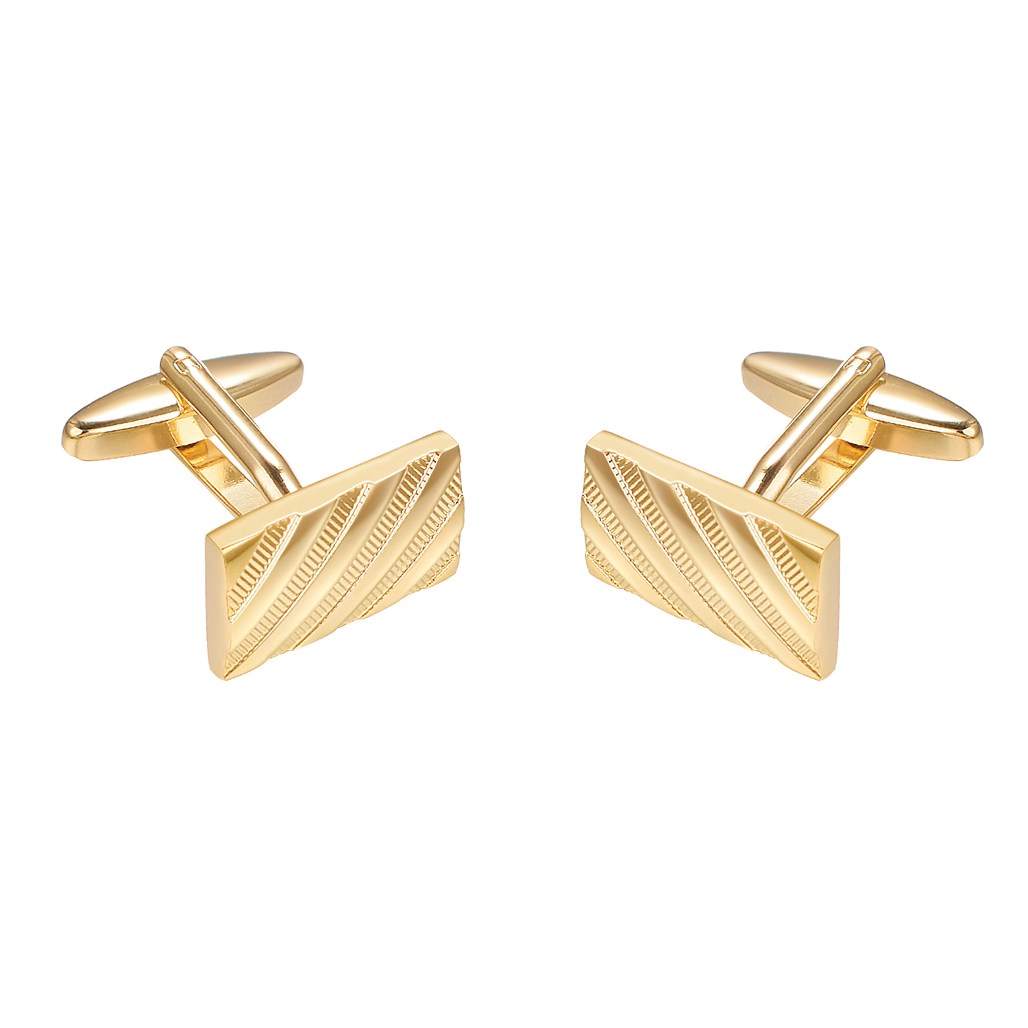 Love Knot Stainless Steel Cufflinks For Men - Classic Silver Business Cufflinks, Personalized Gift Idea